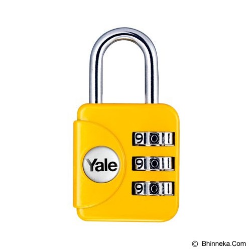YALE Travel Lock YP1/28/121/1Y - Yellow